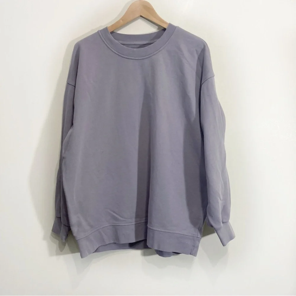 SOLD Lululemon Perfectly Oversized Crewneck Sweatshirt Pullover Sz 8-10 - Picture 1 of 9